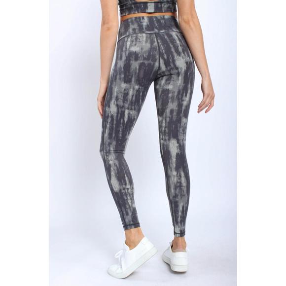 NEW MONO B lakewood watercolor legging in slate sage - Picture 3 of 3